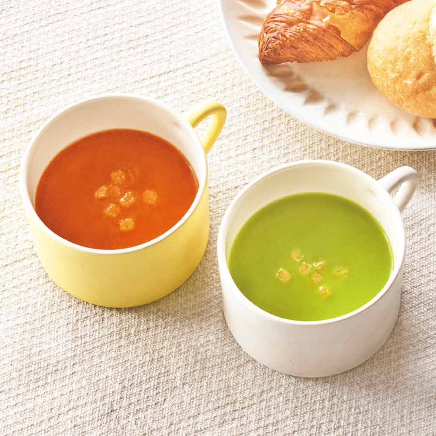 2種のケールポタージュセット
