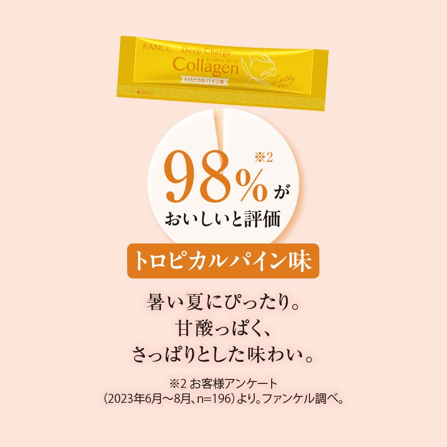 ディープチャージ コラーゲン トロピカルパイン＆ライチゼリー