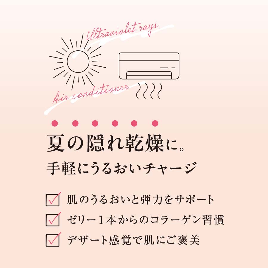 ディープチャージ コラーゲン トロピカルパイン＆ライチゼリー