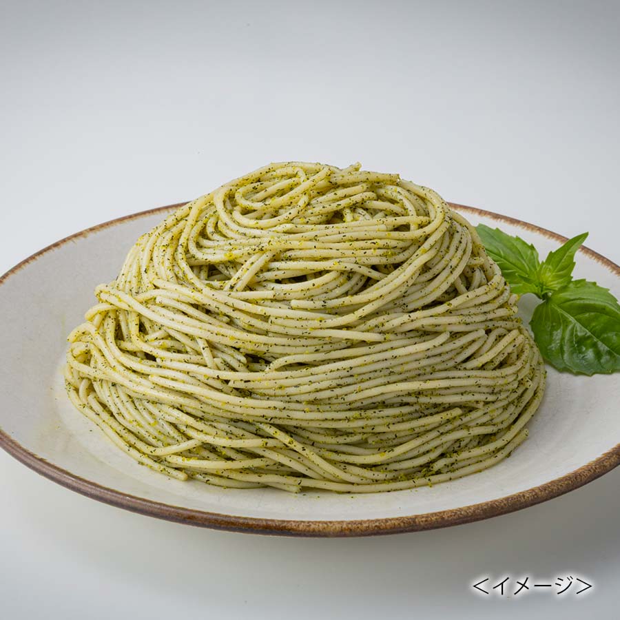 深蒸しバジルとケールのパスタソース
