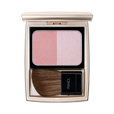 ニュアンスコントラストチークカラー ケース＆ブラシセット メロウピンク［色番：11］