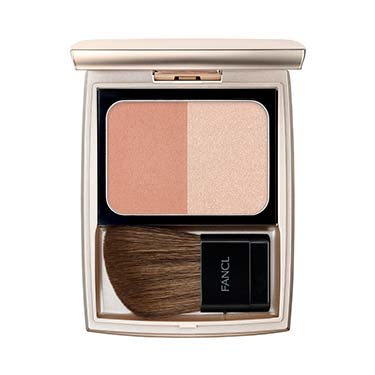 ニュアンスコントラストチークカラー ケース＆ブラシセット ピュアシナモン［色番：13］