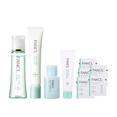 アクネケア〈医薬部外品〉化粧液＆乳液 お試し 1ヵ月セット【クレンジング・洗顔・アクネケアエッセンス5包付き】