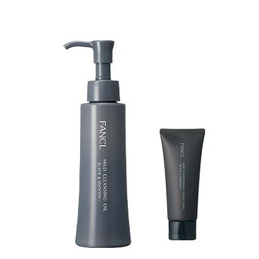 マイルドクレンジング オイル＜ブラック＆スムース＞ 120mL【スキンコンディショニング洗顔ミニ付】