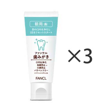 ファンケル 歯みがき 朝用 お徳用3本セット