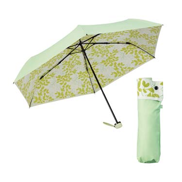 1級遮光折り畳み日傘（晴雨兼用） ライトグリーン