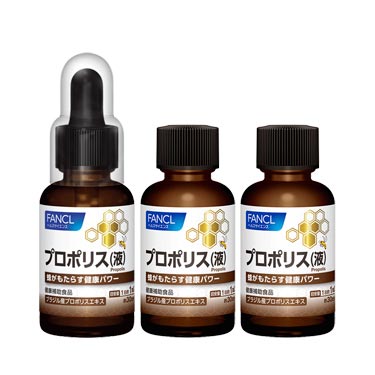 プロポリス（液） 90日分　(スポイト付30ml　1本+つけかえ用スポイトなし30ml 2本)