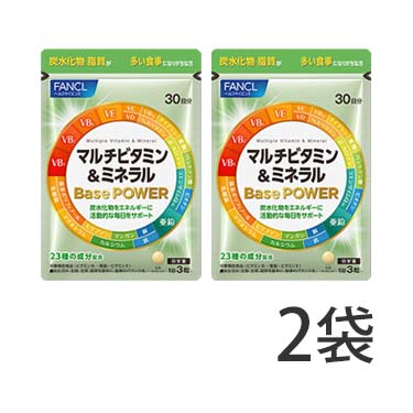 【特別価格商品番号】A群　マルチビタミン＆ミネラル Base POWER　2袋