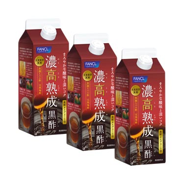 濃高熟成黒酢 約60日分(徳用3個セット)