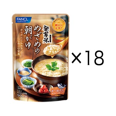 発芽米 めざめの朝がゆ 6箱　(250ｇ×3袋)×6