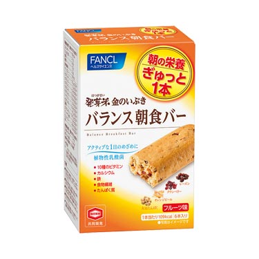 FANCL（ファンケル）公式 発芽米 金のいぶき バランス朝食バー画像