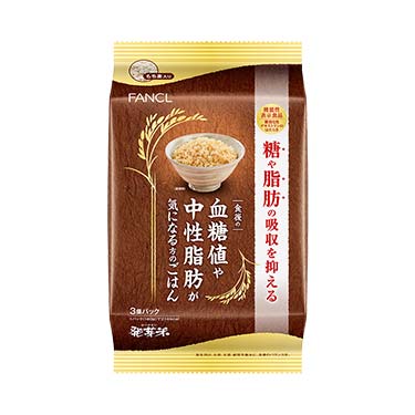食後の血糖値や中性脂肪が気になる方のごはん 1袋　(140ｇ×3パック)