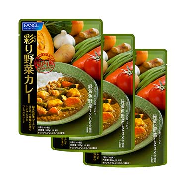 彩り野菜カレー 3袋入り(1箱）