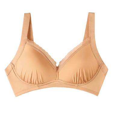 ［きちんとさんのノンワイヤーブラ］ D65 ナチュラルベージュ