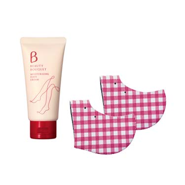ビューティブーケ うるおいかかとクリーム＆おやすみ保湿かかとカバーセット