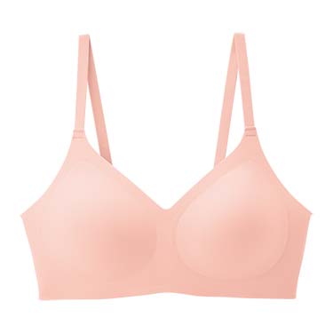 定期便VIPルーム限定 シームレスライトブラ L ピンクベージュ