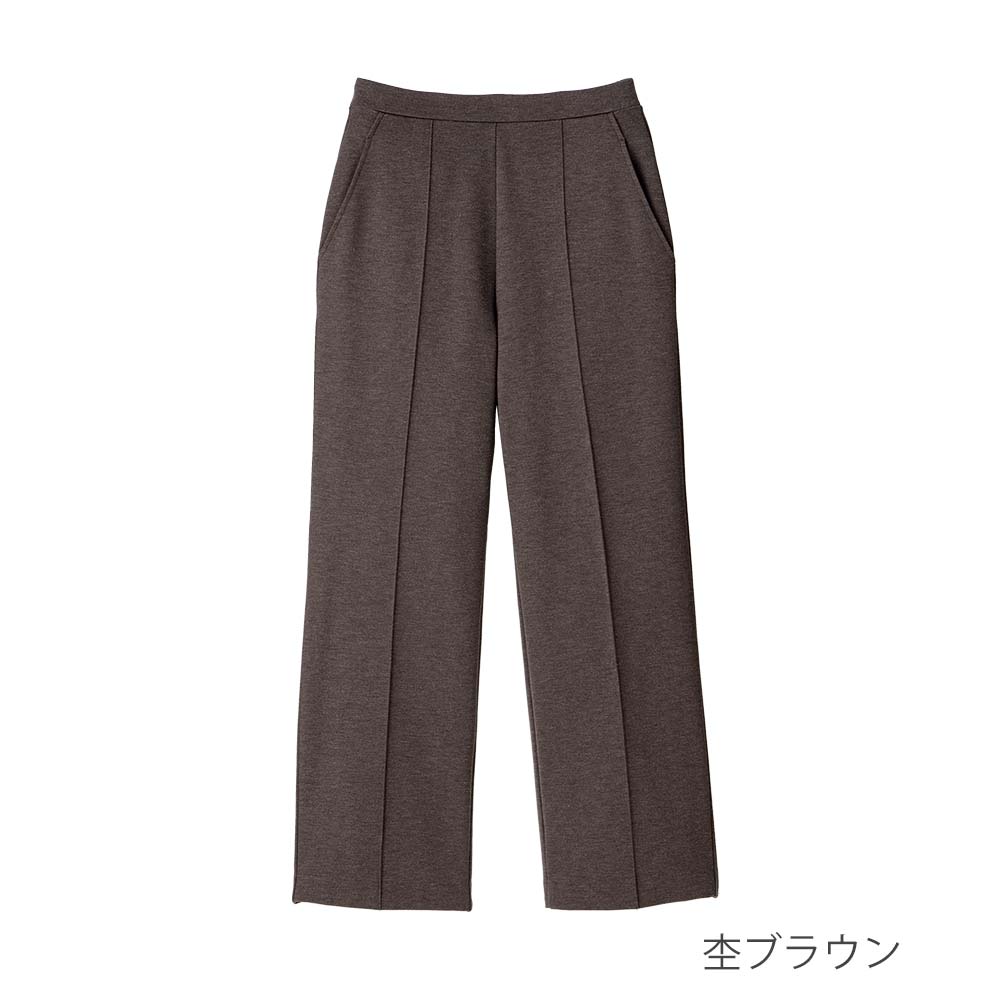 ＜ARIKI＞吸湿発熱ピンタックセミワイドパンツ
