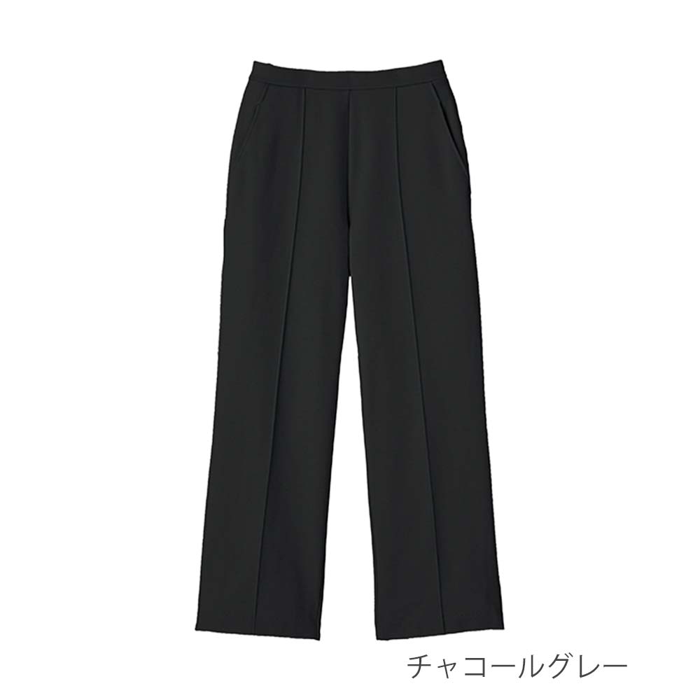 ＜ARIKI＞吸湿発熱ピンタックセミワイドパンツ