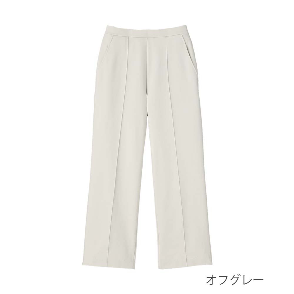 ＜ARIKI＞吸湿発熱ピンタックセミワイドパンツ