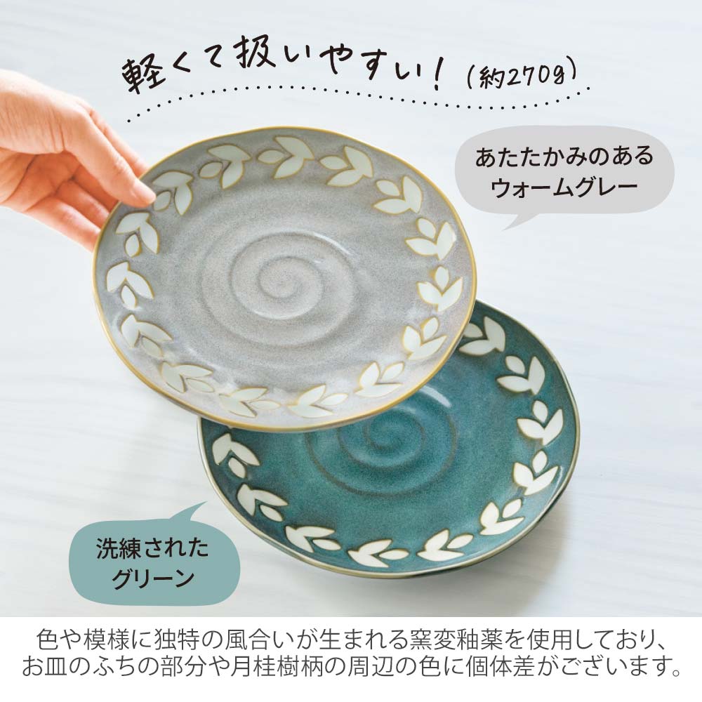ファンケルオリジナル 美濃焼 平皿（2枚セット）