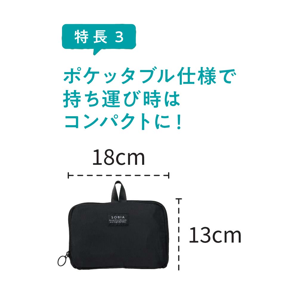 極軽ポケッタブルトート