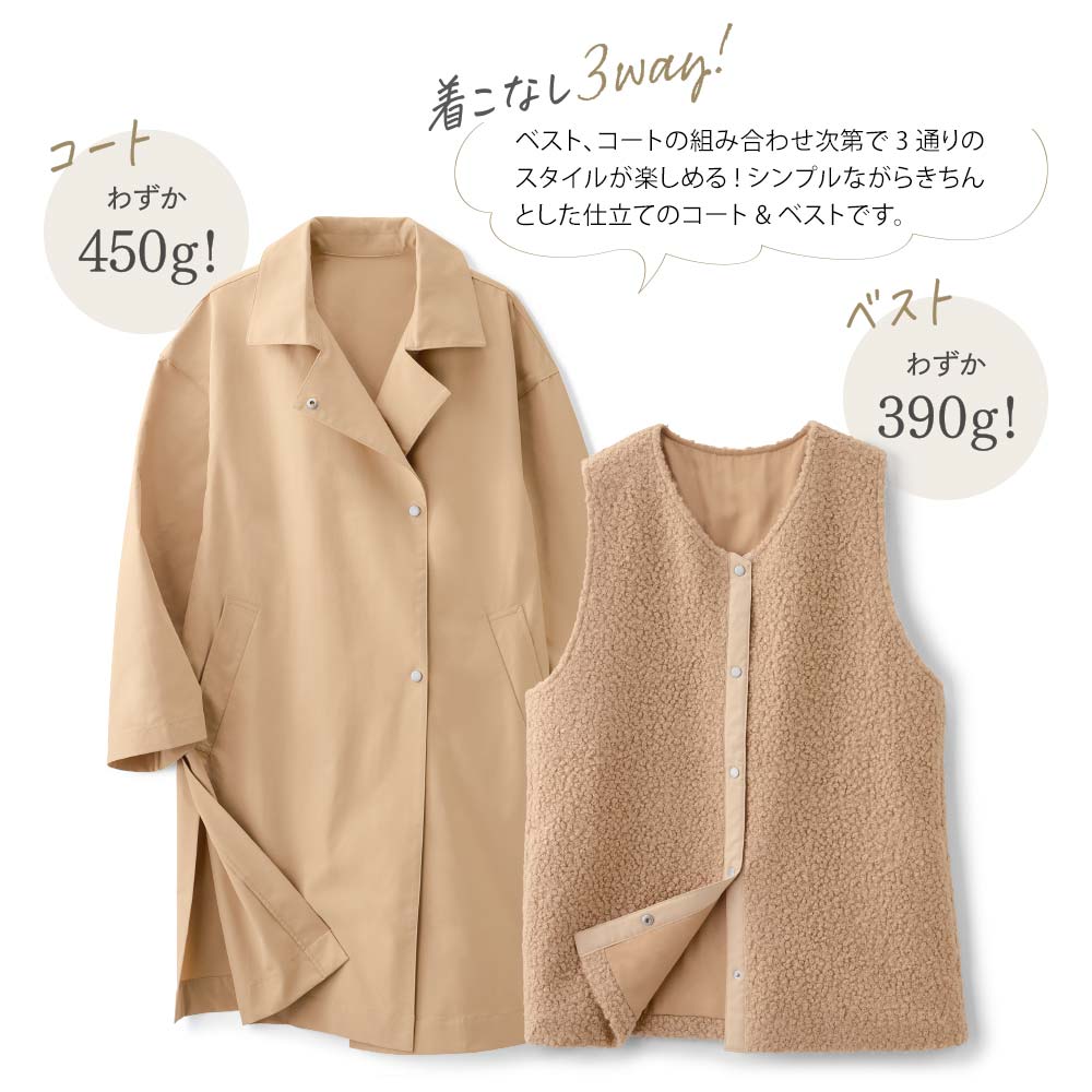 3wayコート＆ベストセット 