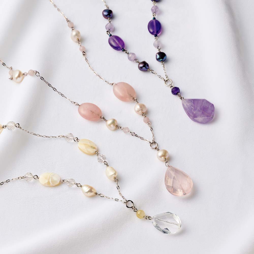 天然石3wayネックレス＆ブレスレット