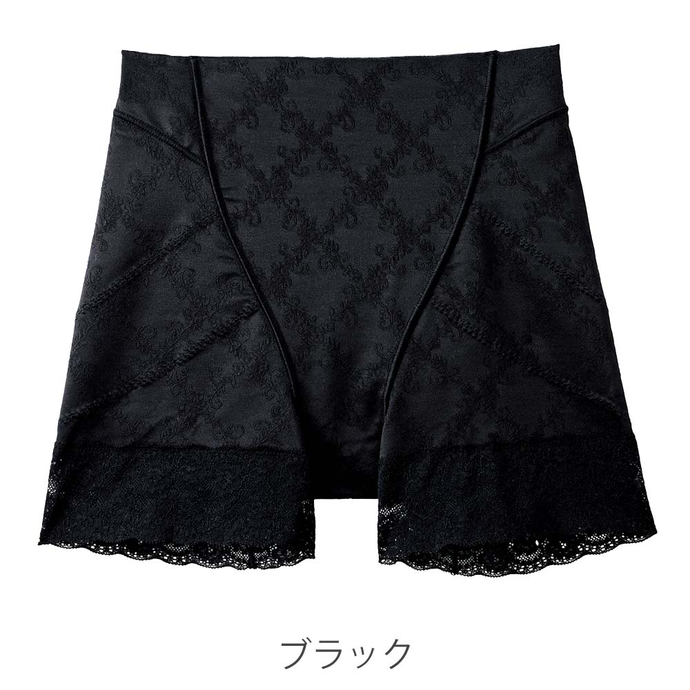 着やせ綿混ガードル 1分丈