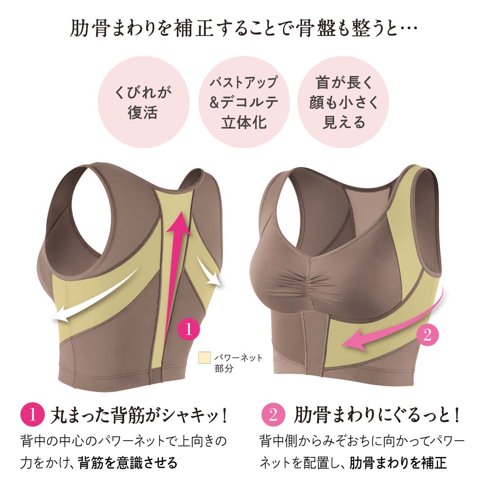 骨盤サポートブラ