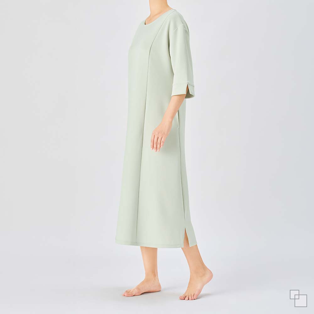 ルームワンピース 7分袖