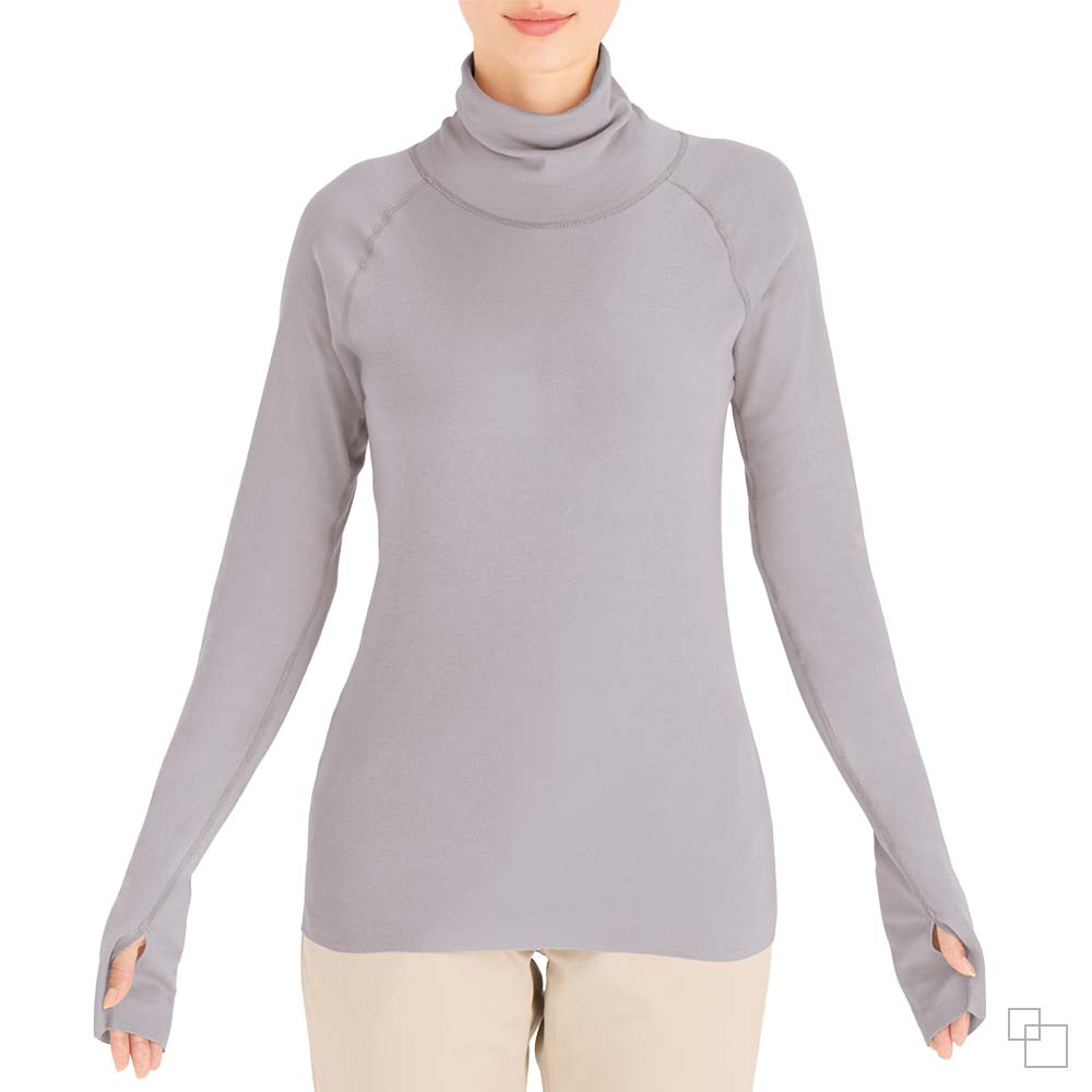 保湿＆保温パジャマインナー タートル長袖