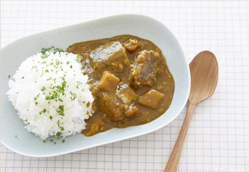 ケール野菜とサバ缶のクイックカレー