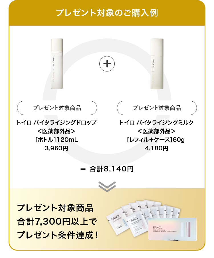 プレゼント対象のご購入例
