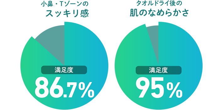 泥ジェル洗顔 使用感満足度