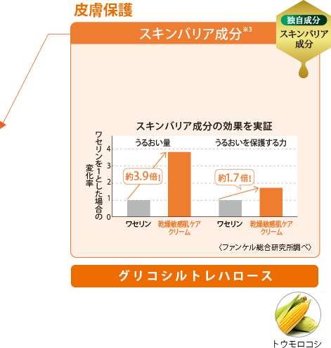 皮膚保護　スキンバリア成分