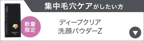 集中毛穴ケアがしたい方 数量限定 ディープクリア洗顔パウダーZ