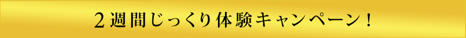 2週間じっくり体験キャンペーン
