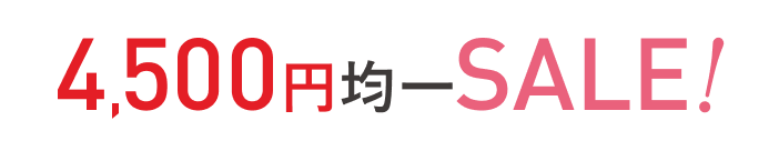 4500円均一セール