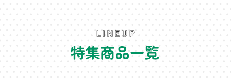 特集商品一覧