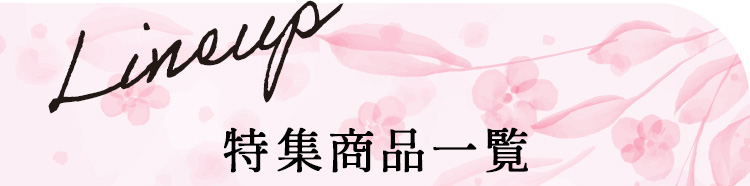 特集商品一覧