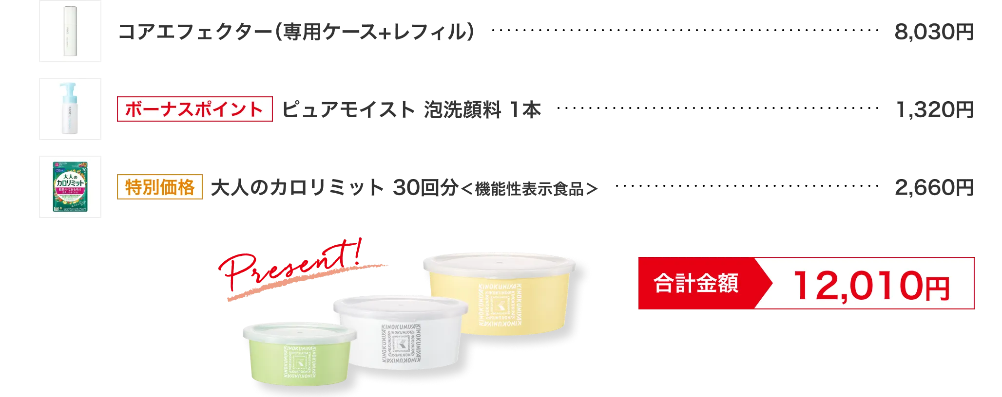 Plan1でのおすすめのご購入例