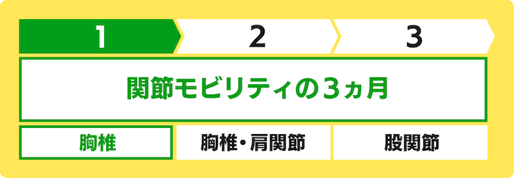 関節モビリティの3か月