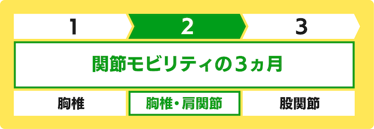 関節モビリティの3か月