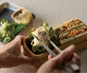 お弁当の詰め方