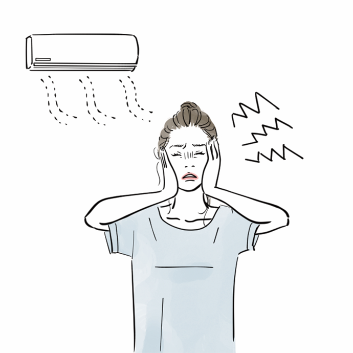 エアコンで肌カラカラ