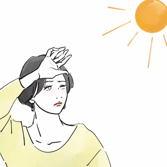 紫外線が日に日に強く