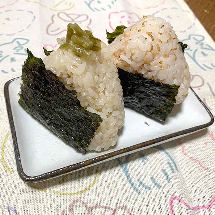 わさびしょうゆおにぎり