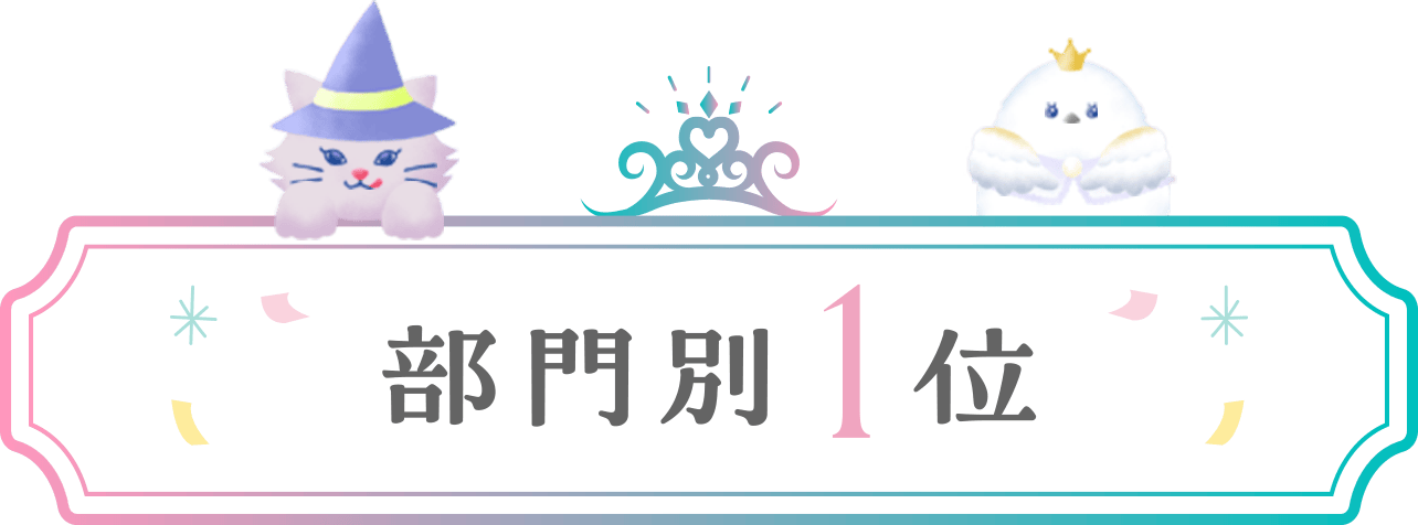 部門別1位