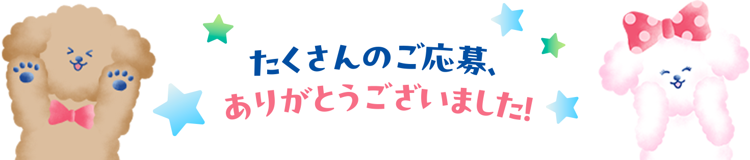 たくさんのご応募、ありがとうございました!