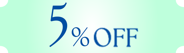5%OFF